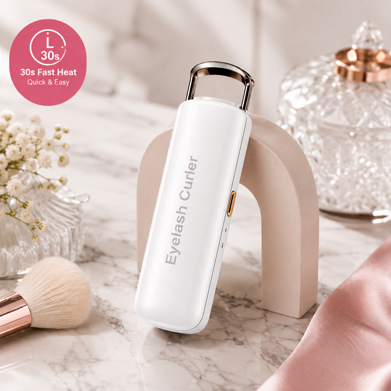 Heated Lash Curler Heat Setting & USB - C