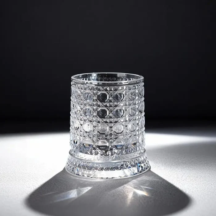 Luxury 360° Spinning Crystal Glass