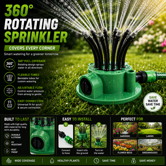 360° Garden Water Sprinkler