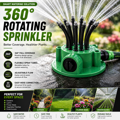 360° Garden Water Sprinkler