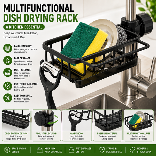 Kitchen Sink Organizer Rack