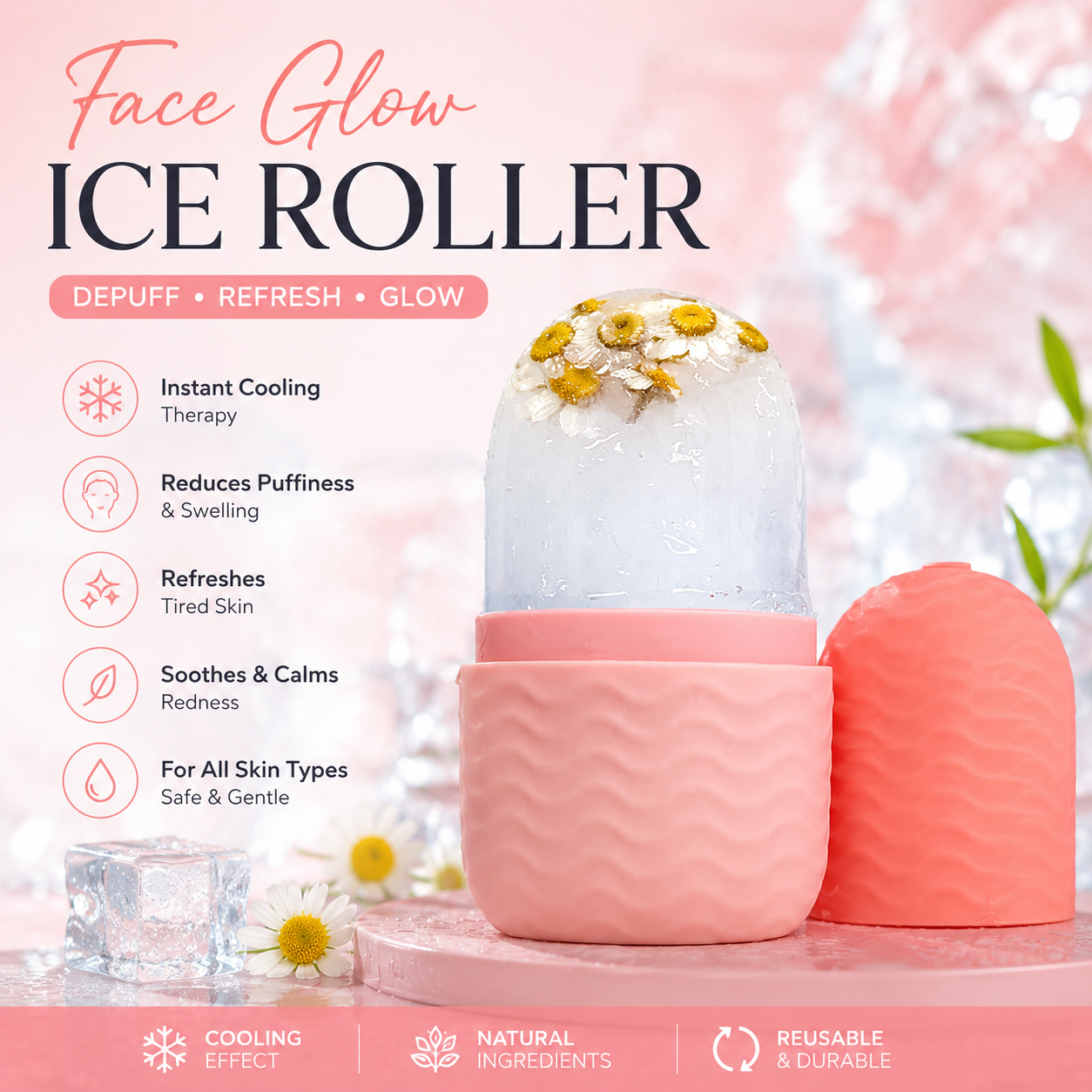 Face Glow Ice Roller