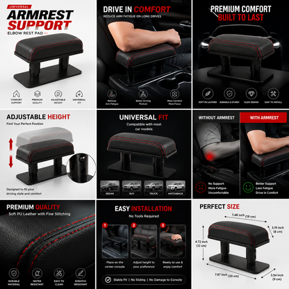 Universal Armrest Support Elbow Rest Pad