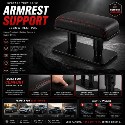 Universal Armrest Support Elbow Rest Pad